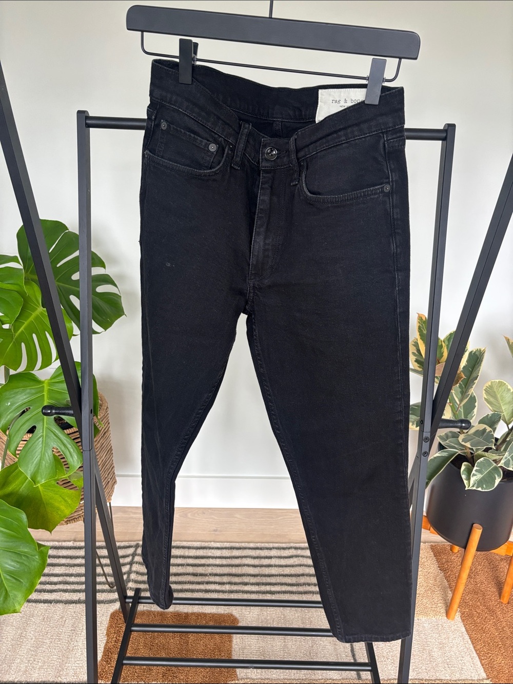 rag & bone Black slim Men's Jeans